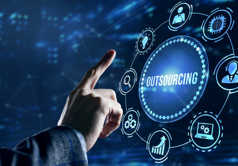 Internet, Business, Technology And Network Concept. Outsourcing Internet, business, Technology and network concept. Outsourcing Human Resources